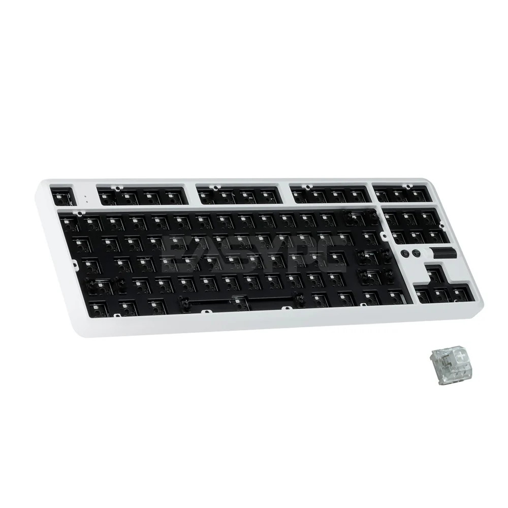 RAKK Lam-Ang Pro Barebone Wireless RGB Mechanical Gaming Keyboard PBT White Keycaps - Image 11