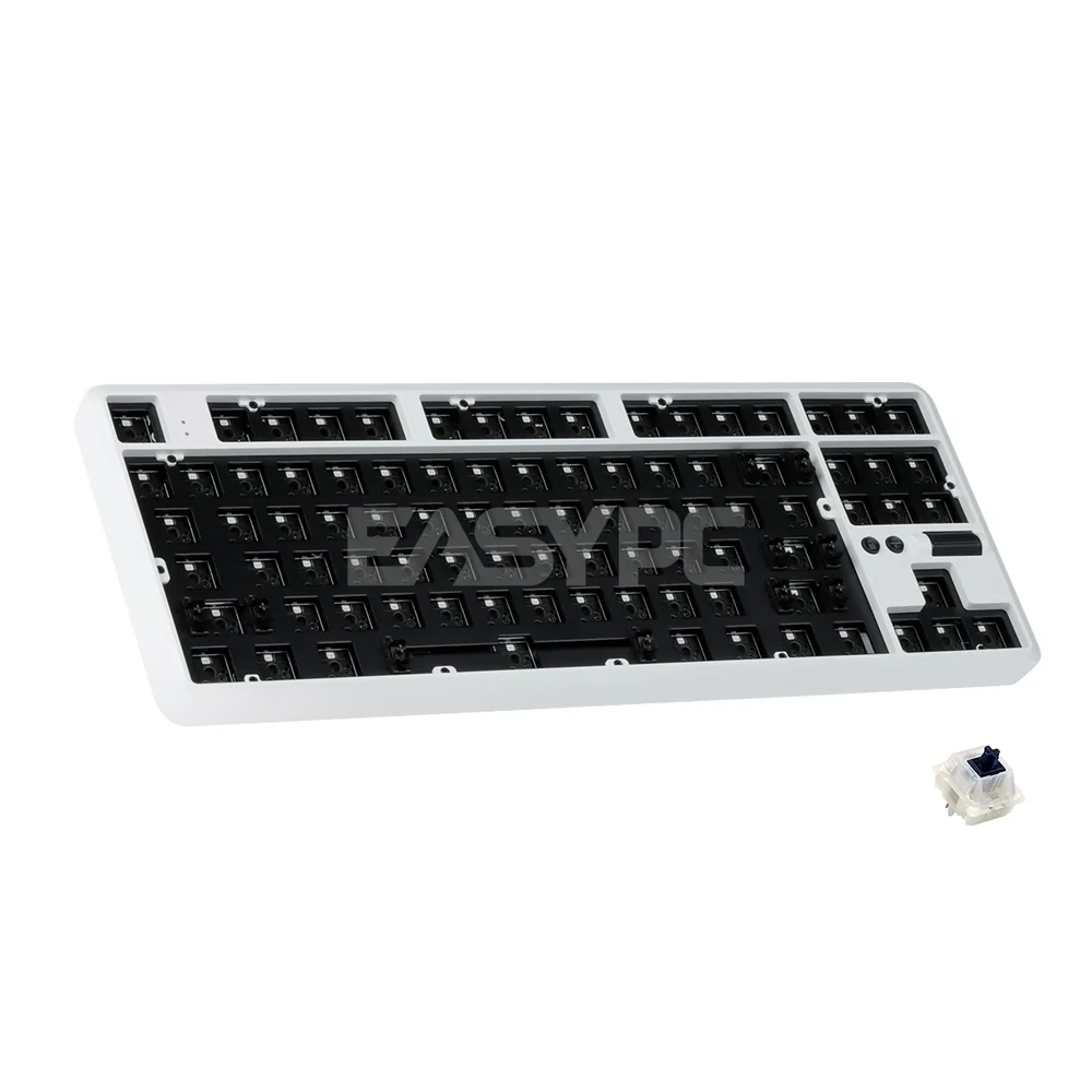 RAKK Lam-Ang Pro Barebone Wireless RGB Mechanical Gaming Keyboard PBT White Keycaps - Image 31
