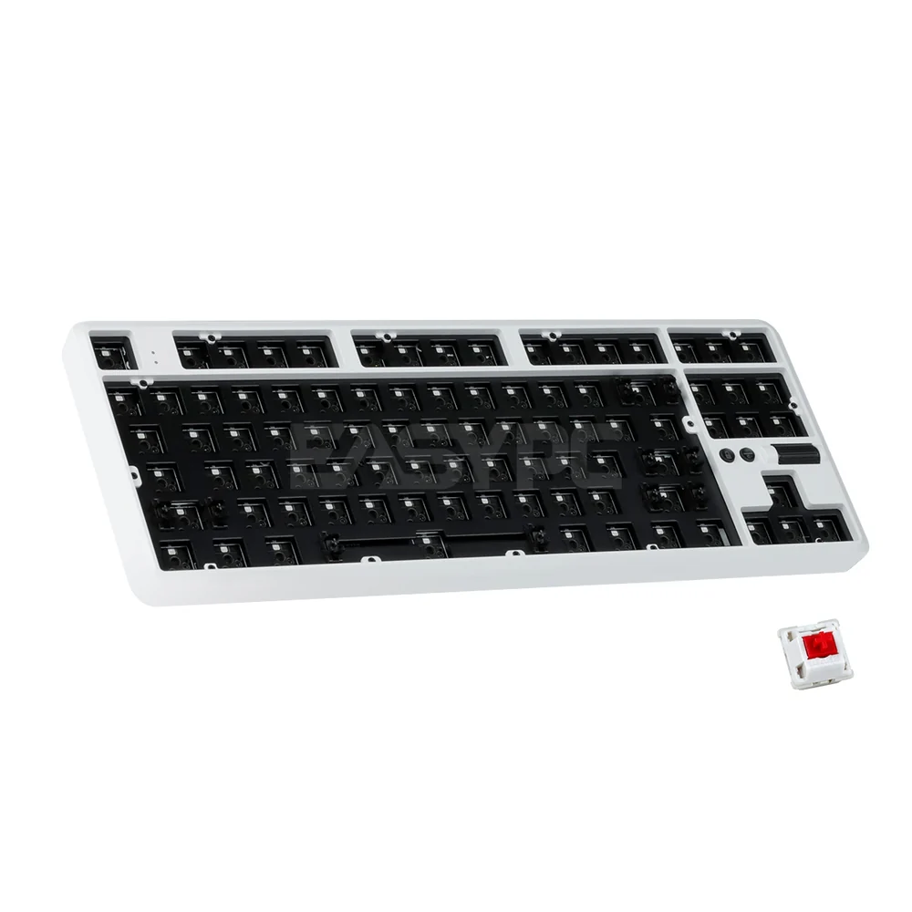 RAKK Lam-Ang Pro Barebone Wireless RGB Mechanical Gaming Keyboard PBT White Keycaps - Image 6