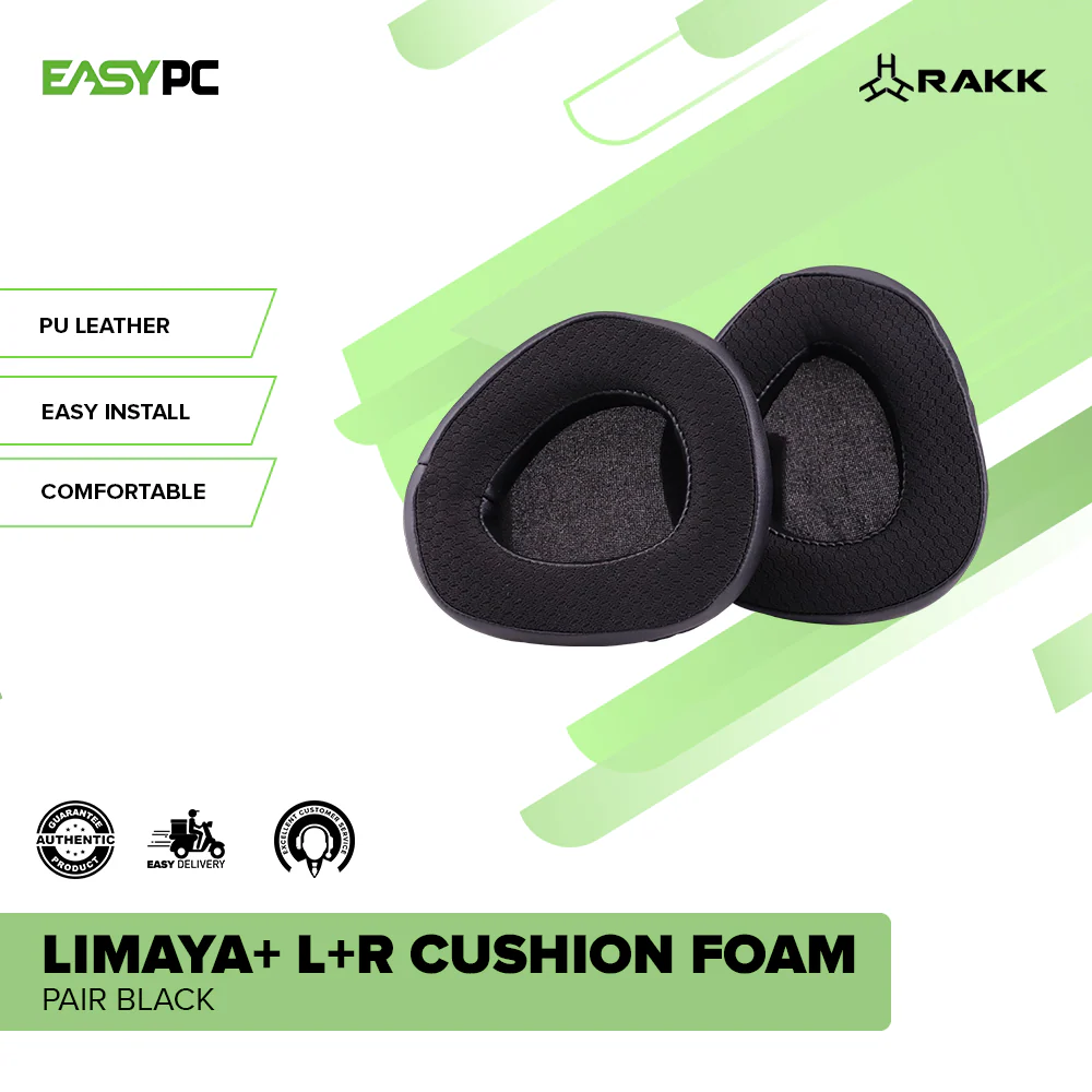 RAKK LIMAYA + L+R Cushion Foam Pair Black - Image 2