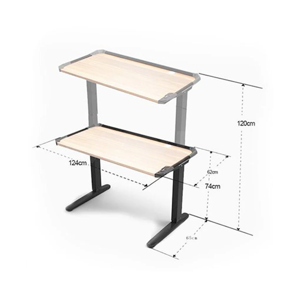 RAKK Mabi XT Adjustable Gaming Desk Black - Image 3