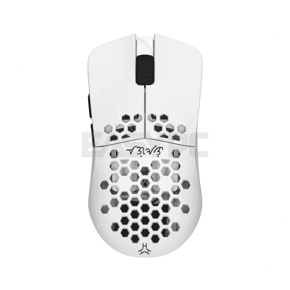 RAKK MAG-AN Trimode PAW3335 Lightweight 53g Gaming Mouse White