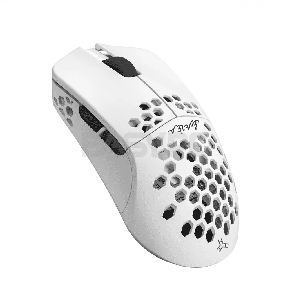 RAKK MAG-AN Trimode PAW3335 Lightweight 53g Gaming Mouse White - Image 3