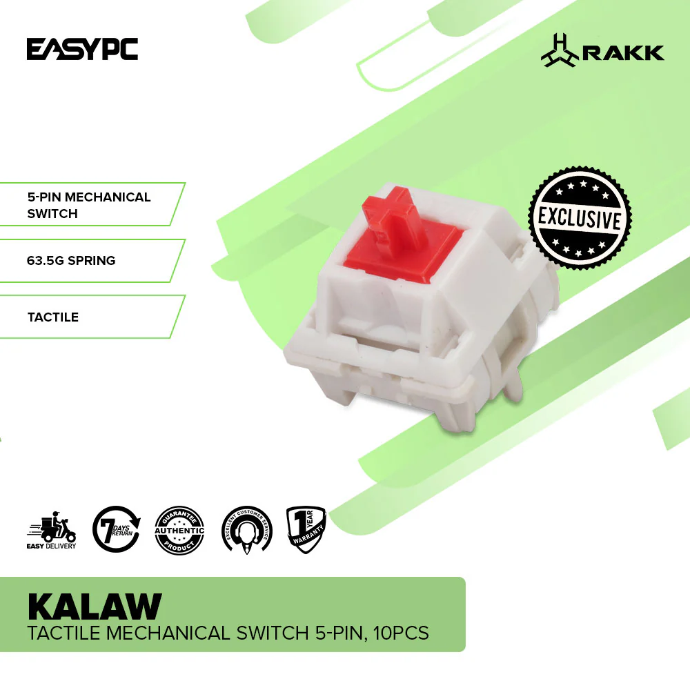 RAKK Katala Linear POM and Kalaw Tactile 5-PIN Mechanical  Switches - Image 24