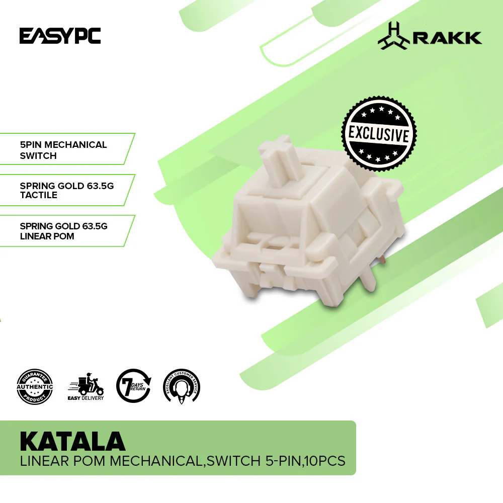 RAKK Katala Linear POM and Kalaw Tactile 5-PIN Mechanical  Switches - Image 8