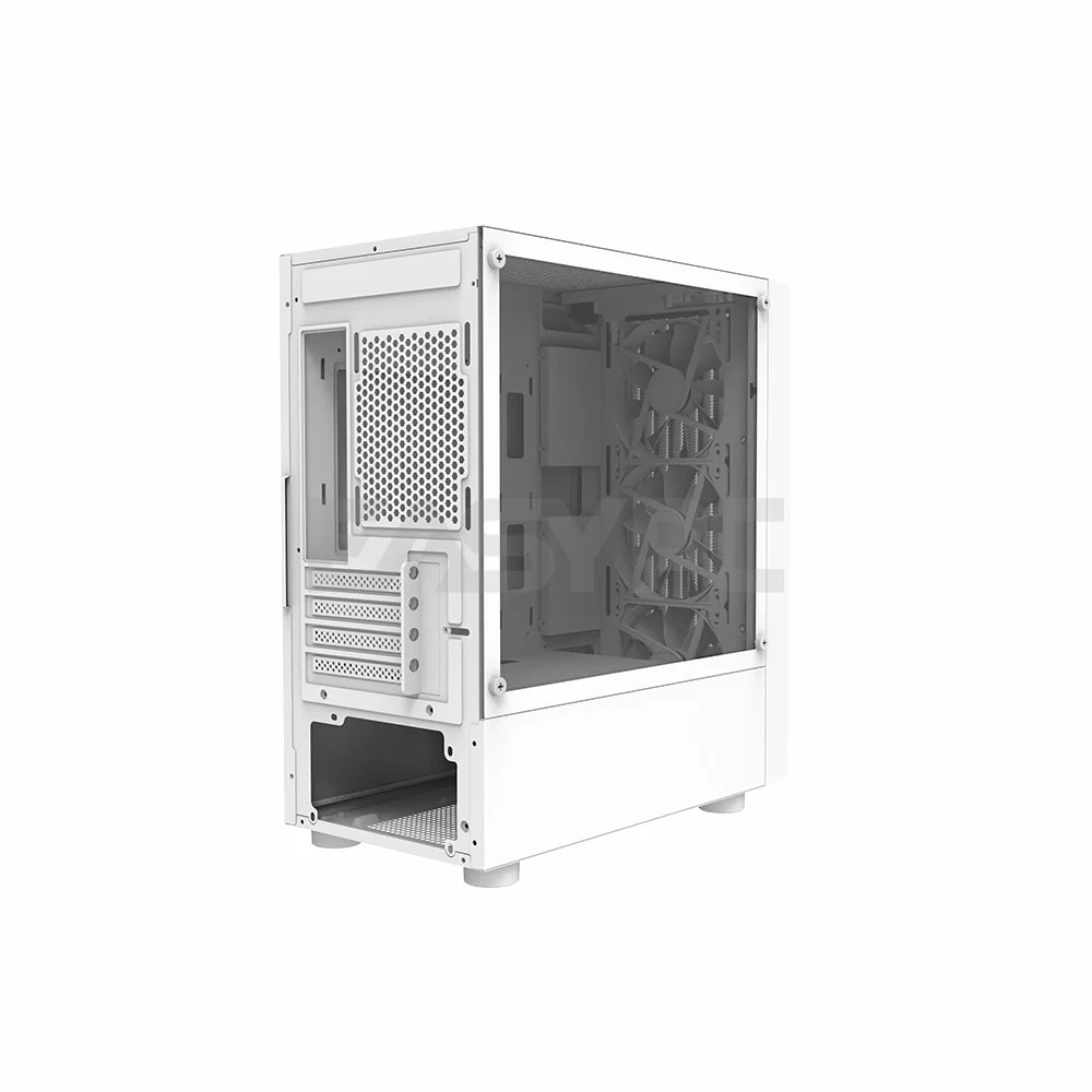 RAKK MIRAD Matx Black and White Tempered Glass Gaming PC Case - Image 9