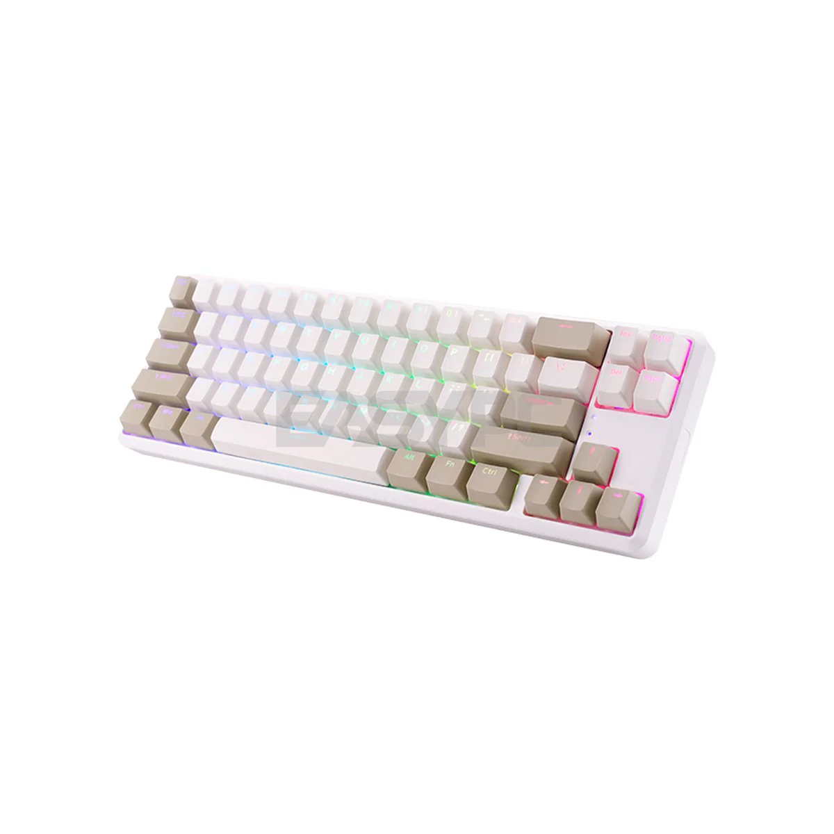 RAKK Pluma and Trimode 68 Keys RGB White and Black Mechanical Gaming Keyboard Outemu Red/Blue - Image 12