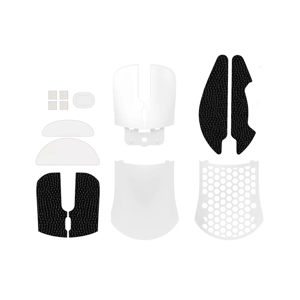 RAKK Talan Black/White Gaming Mouse and Top Cover - Image 33