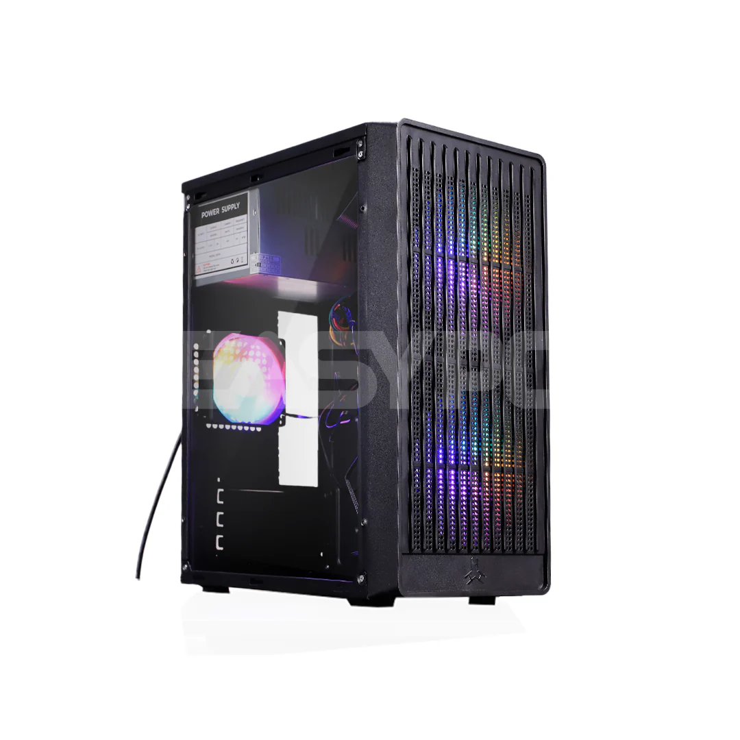 RAKK TANAN MATX Tempered Glass with PSU and Fans - Image 3