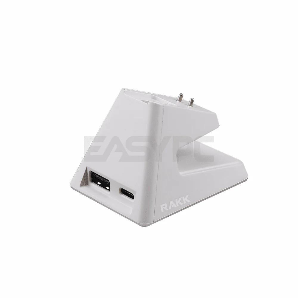 RAKK TANAW Trimode PMW3395 Huano 80M OLED Gaming Mouse White with RGB Charging Dock - Image 4