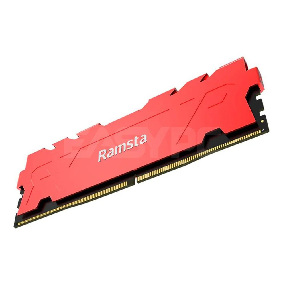 Ramsta 8gb 1x8 Ddr4-2666mhz Red Wide & Narrow Design,Innovative micro-knitting space and Good Appearance Memory - Image 3