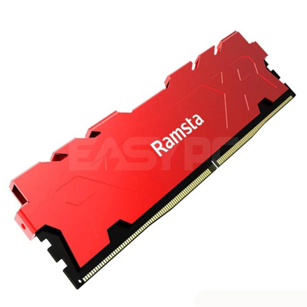 Ramsta 8gb 1x8 Ddr4-2666mhz Red Wide & Narrow Design,Innovative micro-knitting space and Good Appearance Memory - Image 4