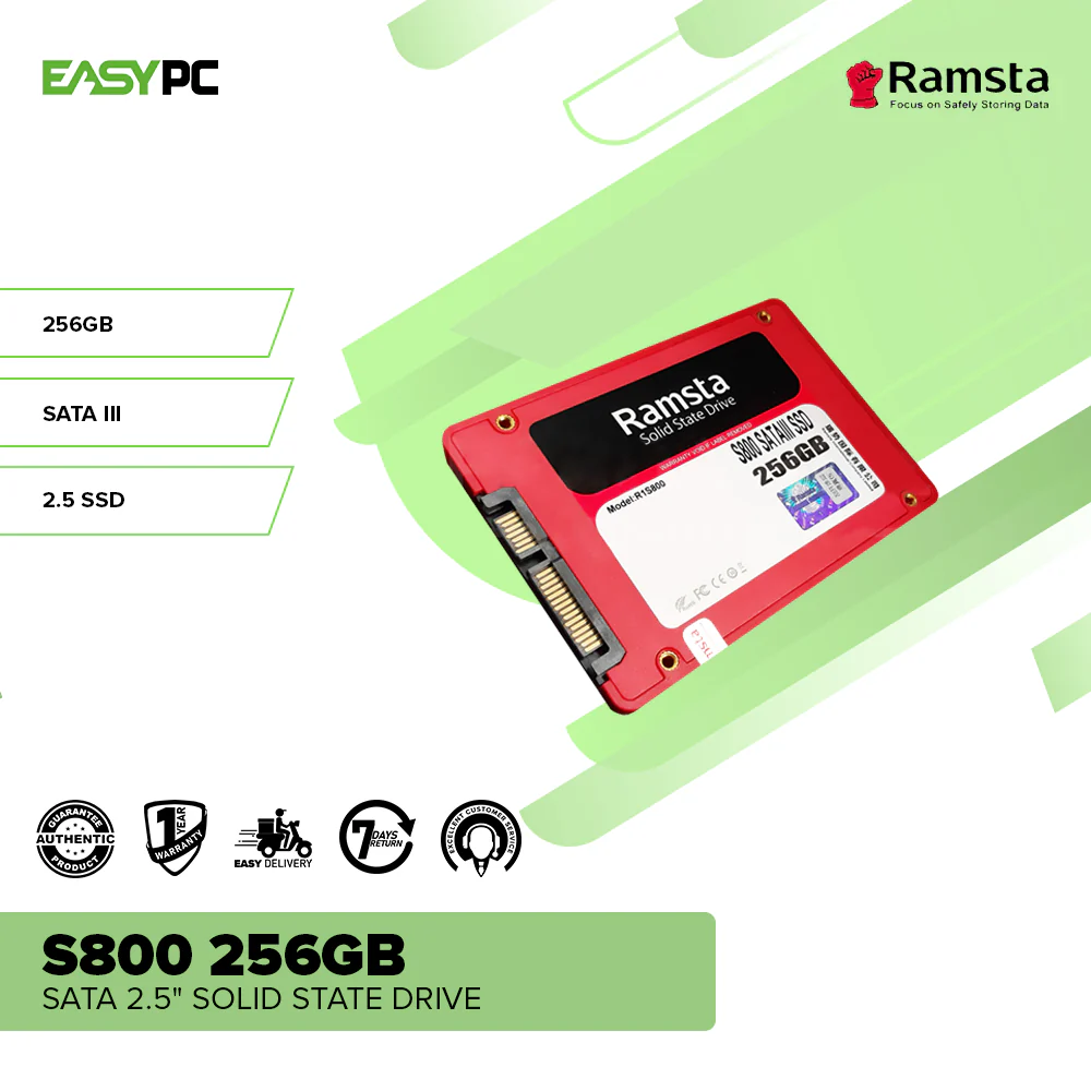 Ramsta S800 256GB SATA 2.5" Solid State Drive - Image 3
