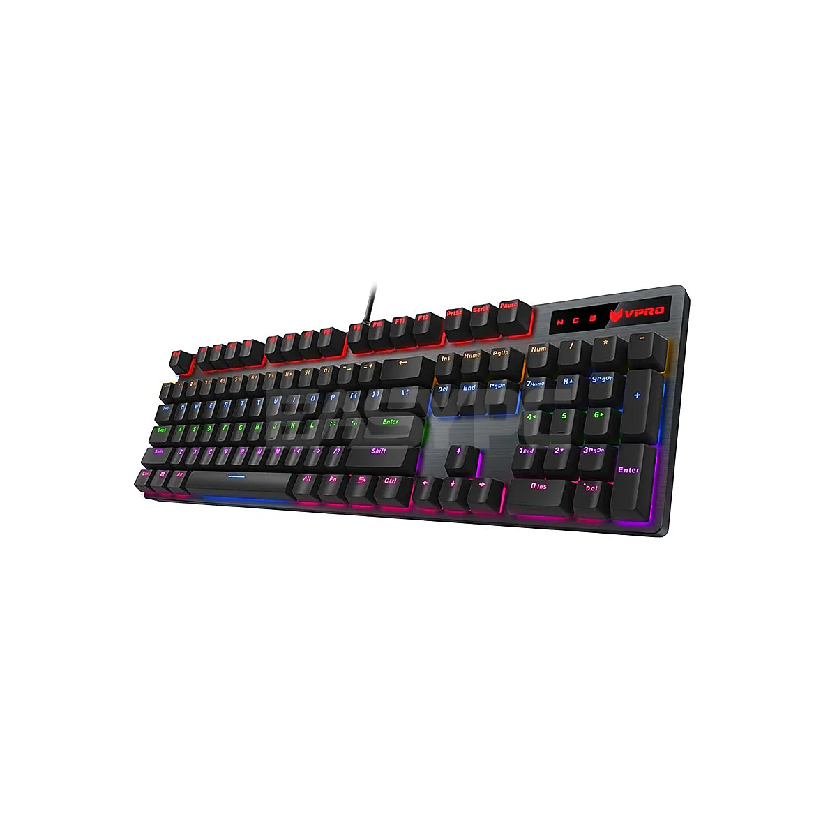 Rapoo V500 Pro Mixed Color Backlit Mechanical Gaming Keyboard Blue Switch - Image 2