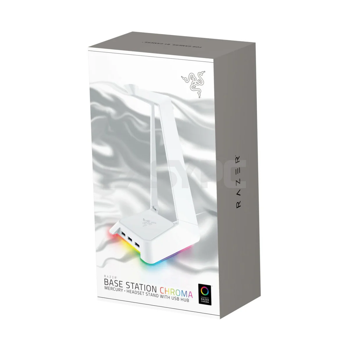 Razer Base Station Chroma Mercury White Edition Headset Stand - Image 3