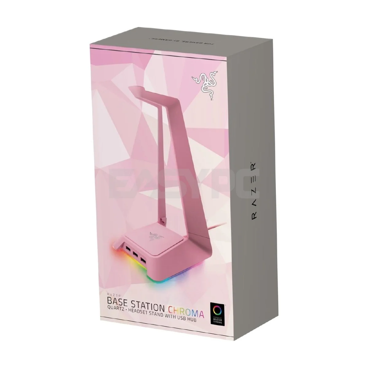 Razer Base Station Chroma Quartz Pink Edition Headset Stand - Image 3