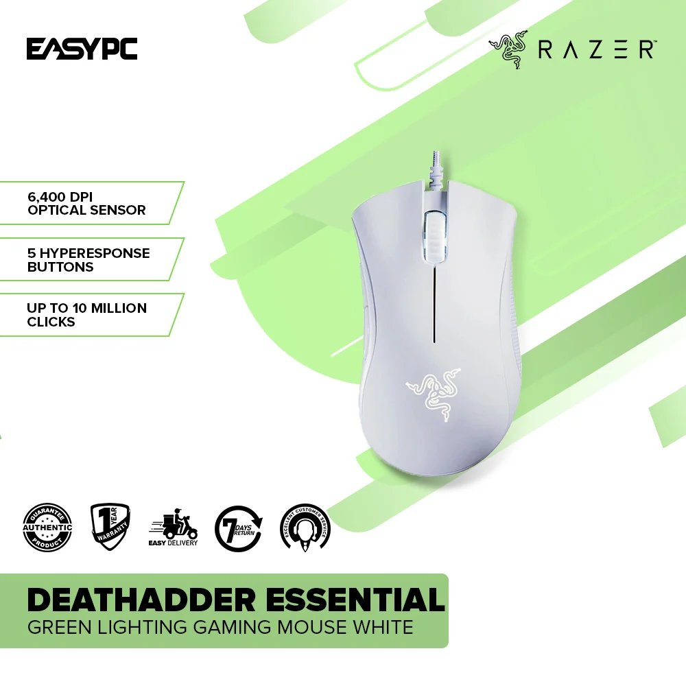 Razer Deathadder Essential Gaming Mouse Black or White - Image 6
