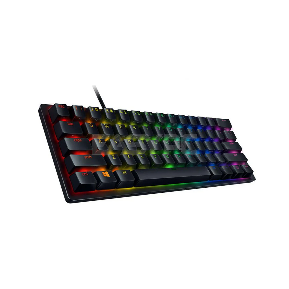 Razer Huntsman Mini Black/Mercury Case PBT Keycaps Clicky Optical Purple Switch Mechanical Gaming Keyboard 1ION - Image 3