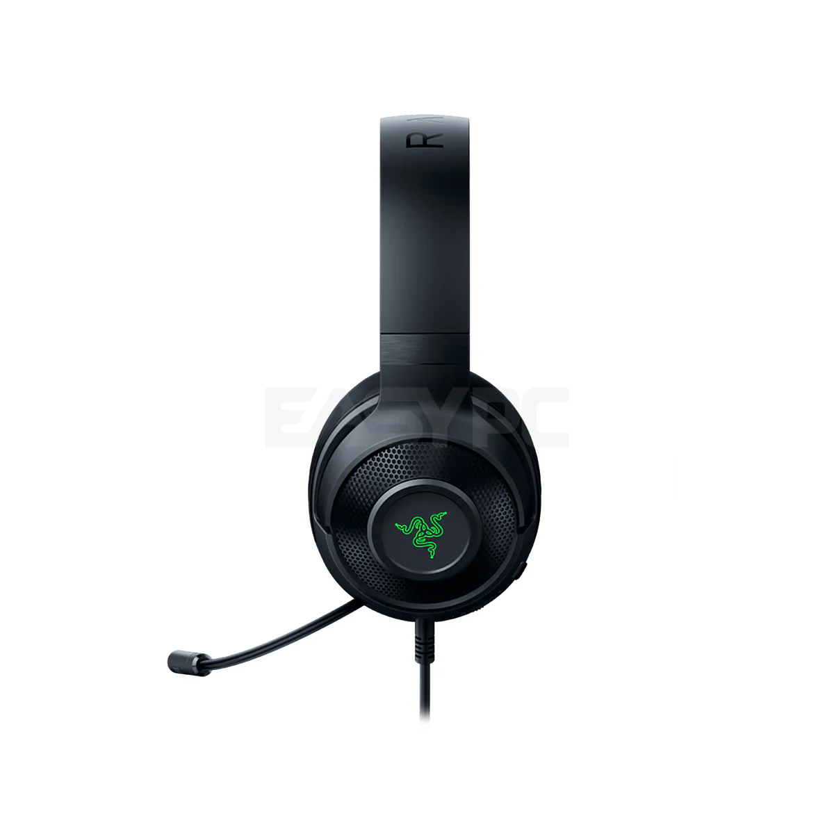 Razer Kraken X Black, Bendable cardioid microphone, Oval Ear Cushions Earcups Wired Gaming Headset RZ04-02890100-R3M1 1ION RARZ2201 - Image 4