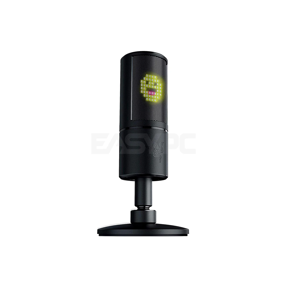 Razer Seiren Emote Microphone Compact Streaming, Supercardioid Recording Pattern Condenser Mic with Emoticon Display RZ19-03060100-R3M1 1ION RARZ2163 - Image 3