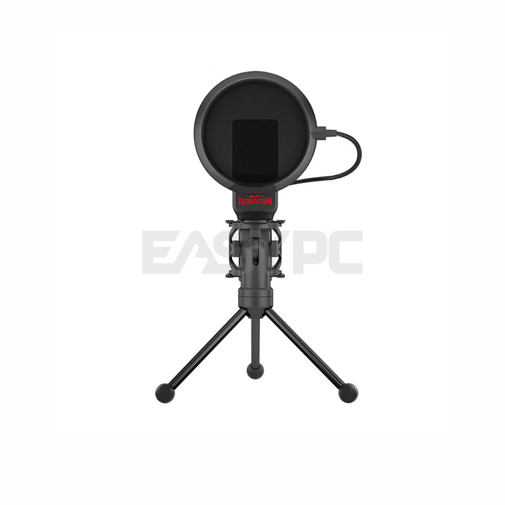 Redragon GM100 Portable, Rotatable, Foldable Tripod Stand Gaming Stream Microphone - Image 4