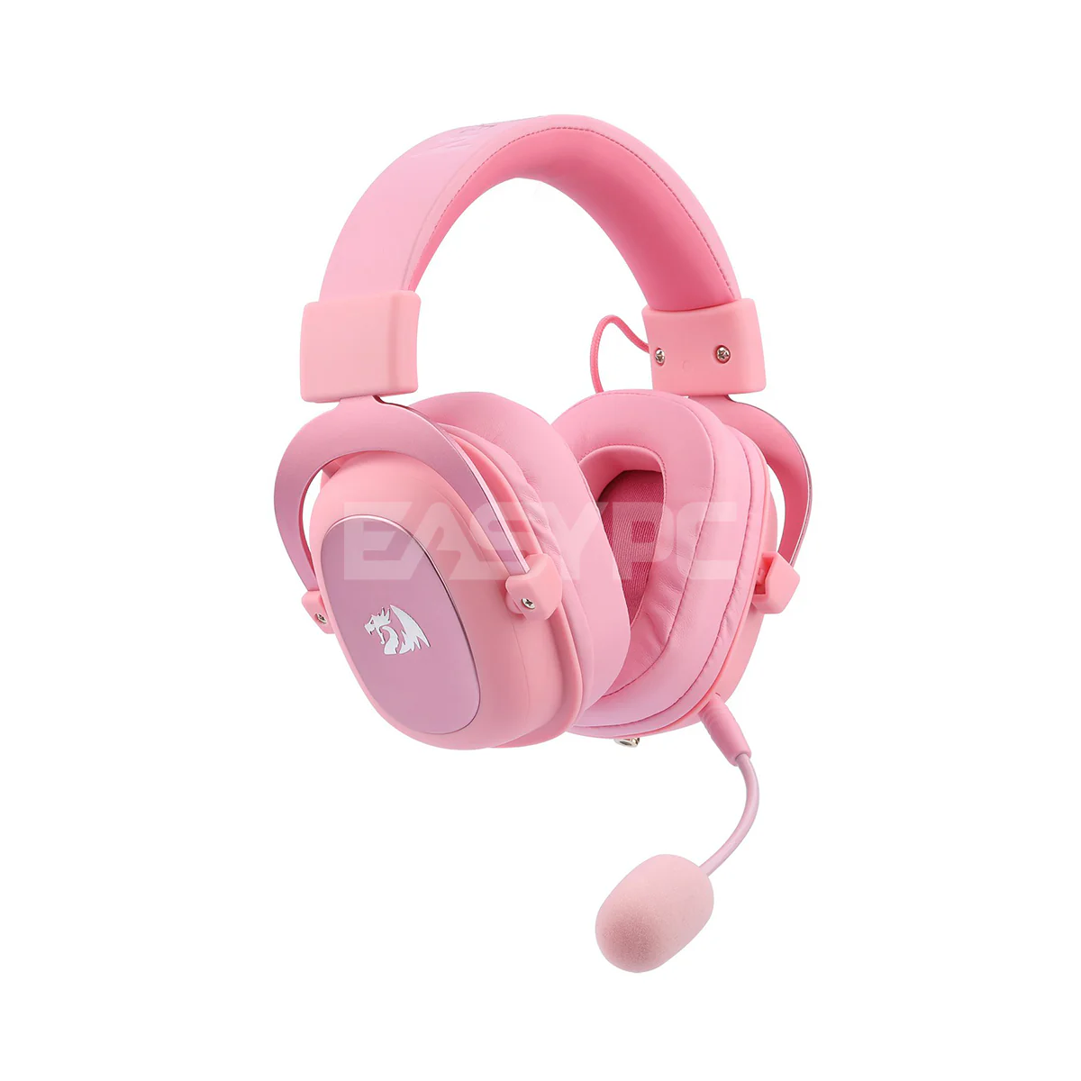 Redragon H510 Pink Zeus Wired Gaming Headset, 7.1 Surround, Detachable Microphone and  H510 ZEUS WHITE Gaming Headset 7.1 Surround Sound Memory Foam Ear Pads 15CYB - Image 3