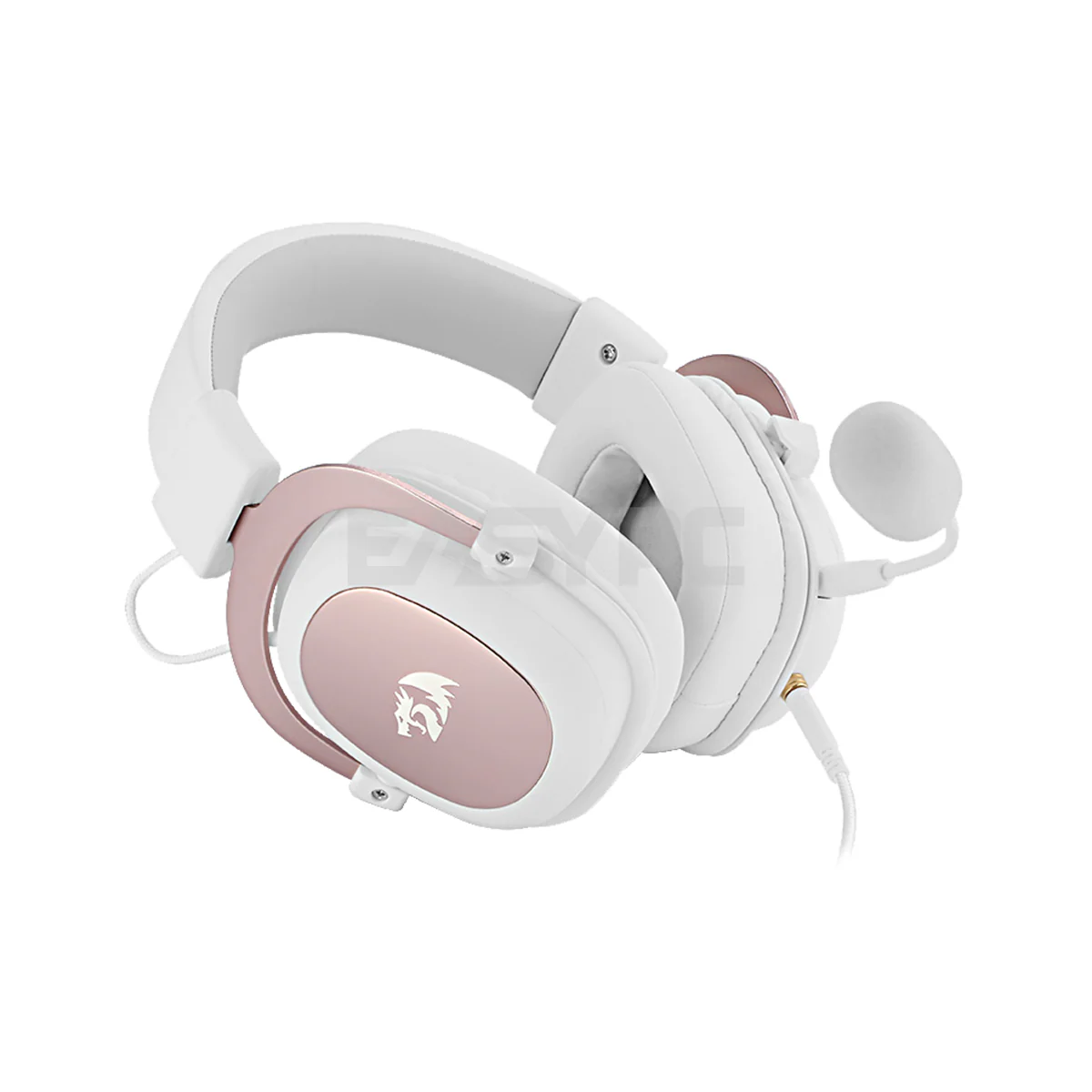 Redragon H510 Pink Zeus Wired Gaming Headset, 7.1 Surround, Detachable Microphone and  H510 ZEUS WHITE Gaming Headset 7.1 Surround Sound Memory Foam Ear Pads 15CYB - Image 8
