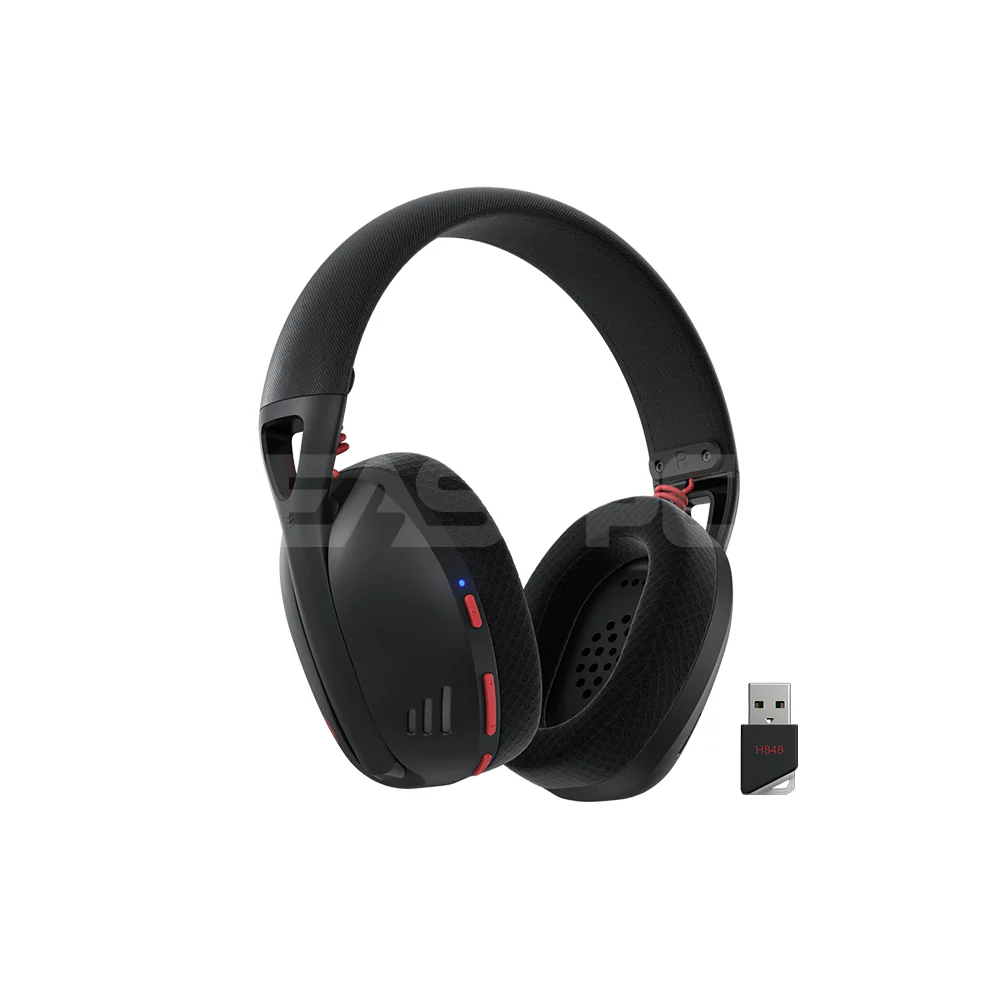 Redragon H848 IRE PRO 7.1 Tri-mode Wireless Headset Black - Image 3