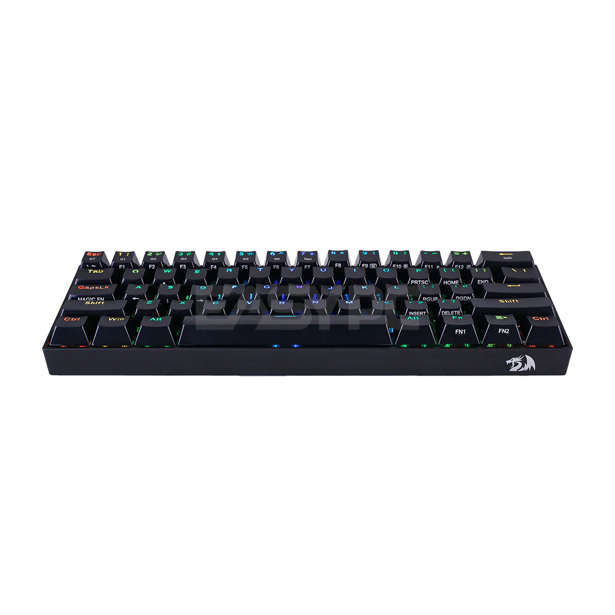 Redragon K530 Black/ White RGB Keyboard 61 Keys Tenkeyless Wireless Mechanical Gaming Keyboard 15CYB - Image 4