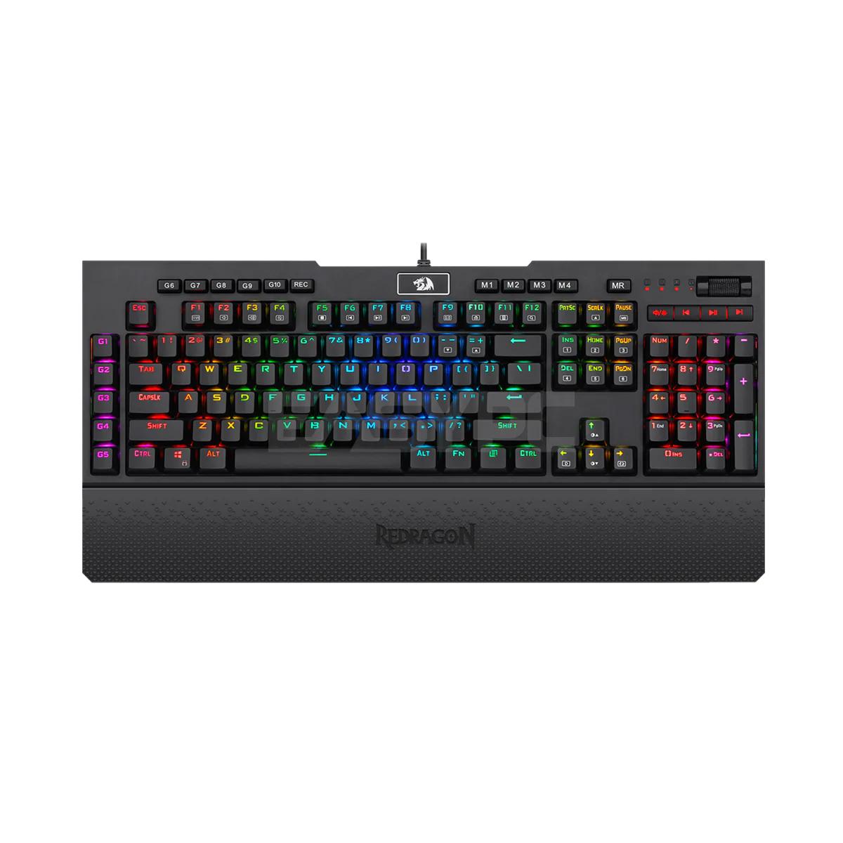 Redragon K586 Brahma RGB Got N-key Rollover as The Shielder Mechanical Gaming Keyboard, Blue Switch 15CYB REK52236
