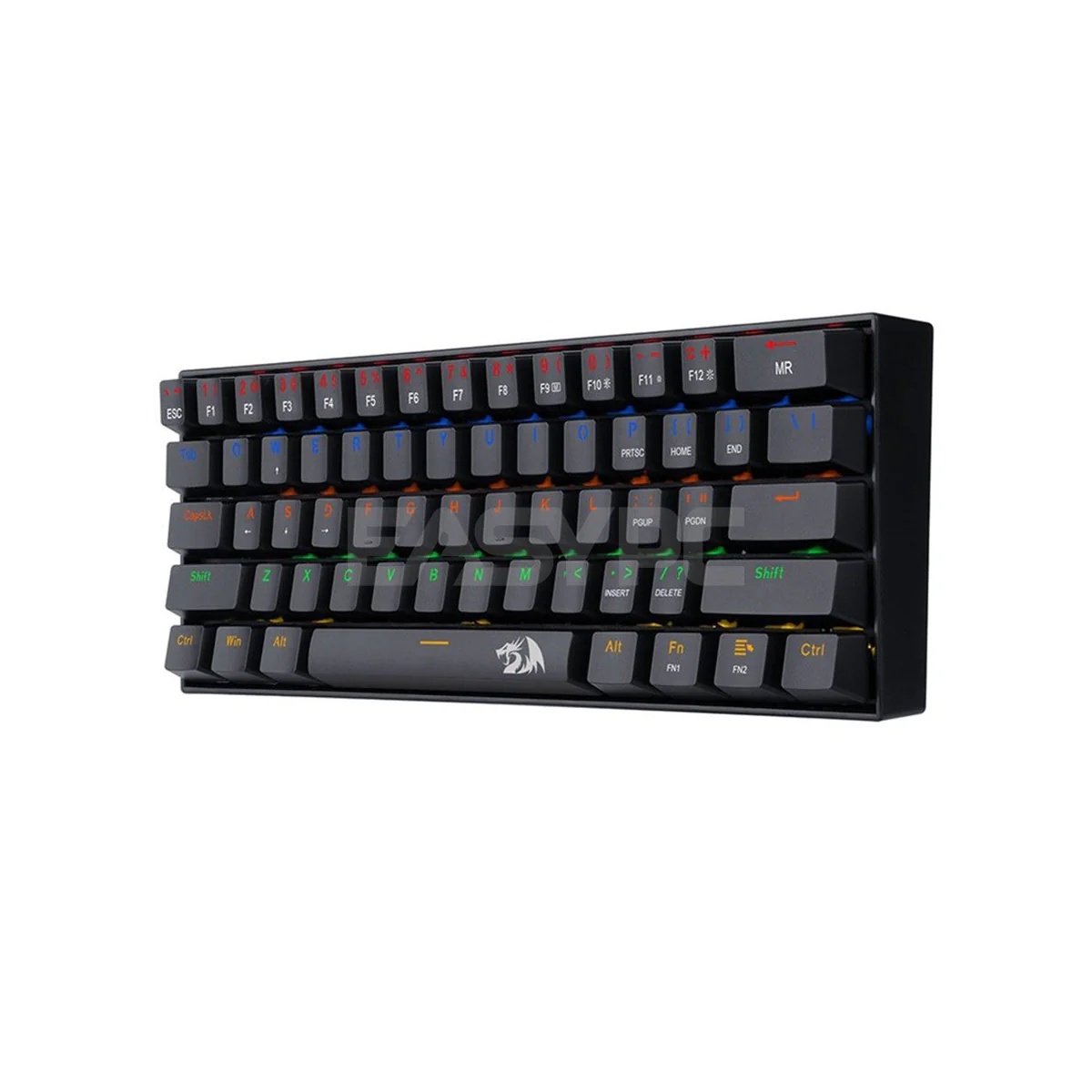 Redragon K606R Lakshmi Double injection keycaps Mechanical WIN keys can be disable in Gaming, Gaming Keyboard Blue/Red switch - Image 6