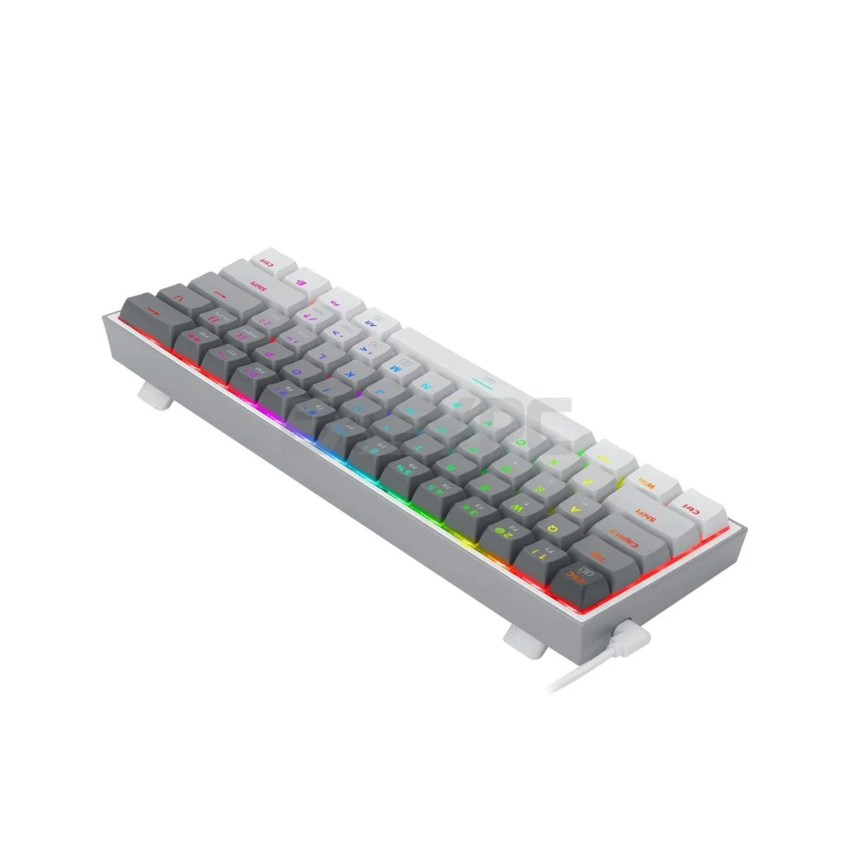 Redragon K617 FIZZ 60% Wired RGB Gaming Keyboard ,Blue Switch, Gradient Grey - Image 6