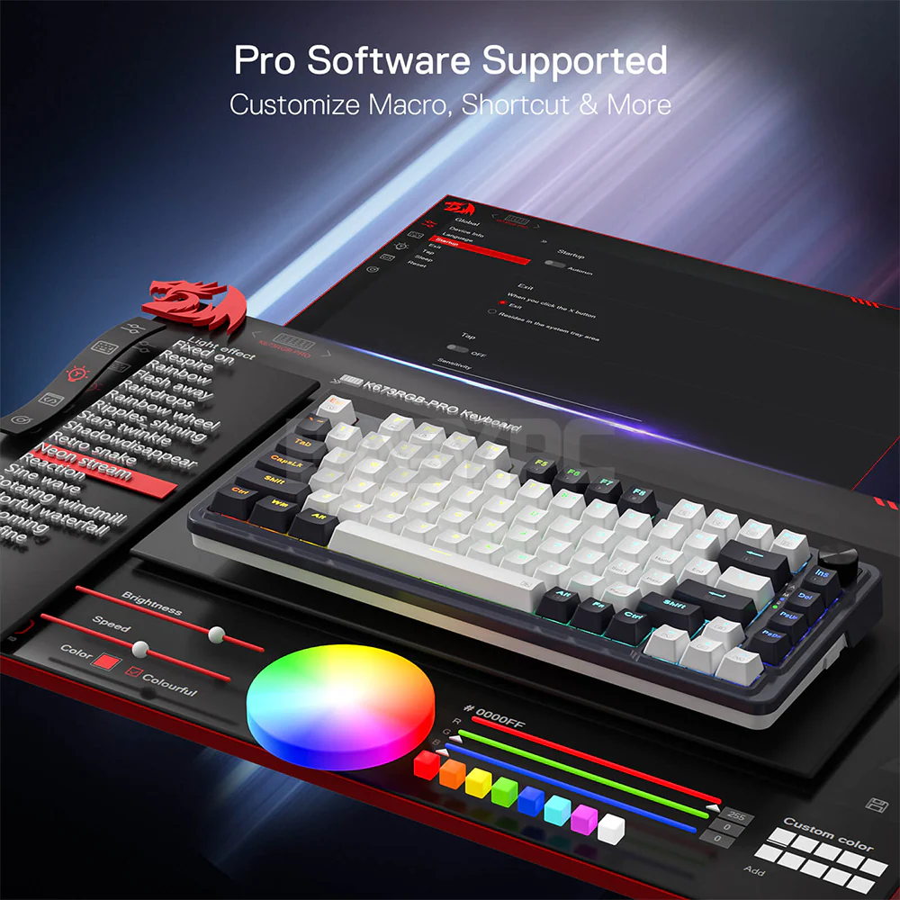 Redragon K673 UCAL Pro Mechanical Keyboard - Image 6