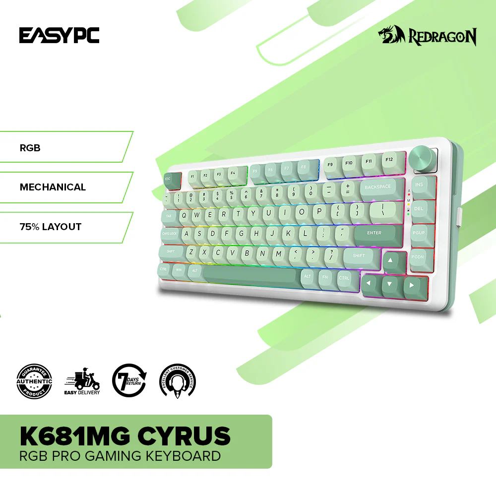 Redragon K681MG CYRUS RGB Pro Gaming Keyboard - Image 2