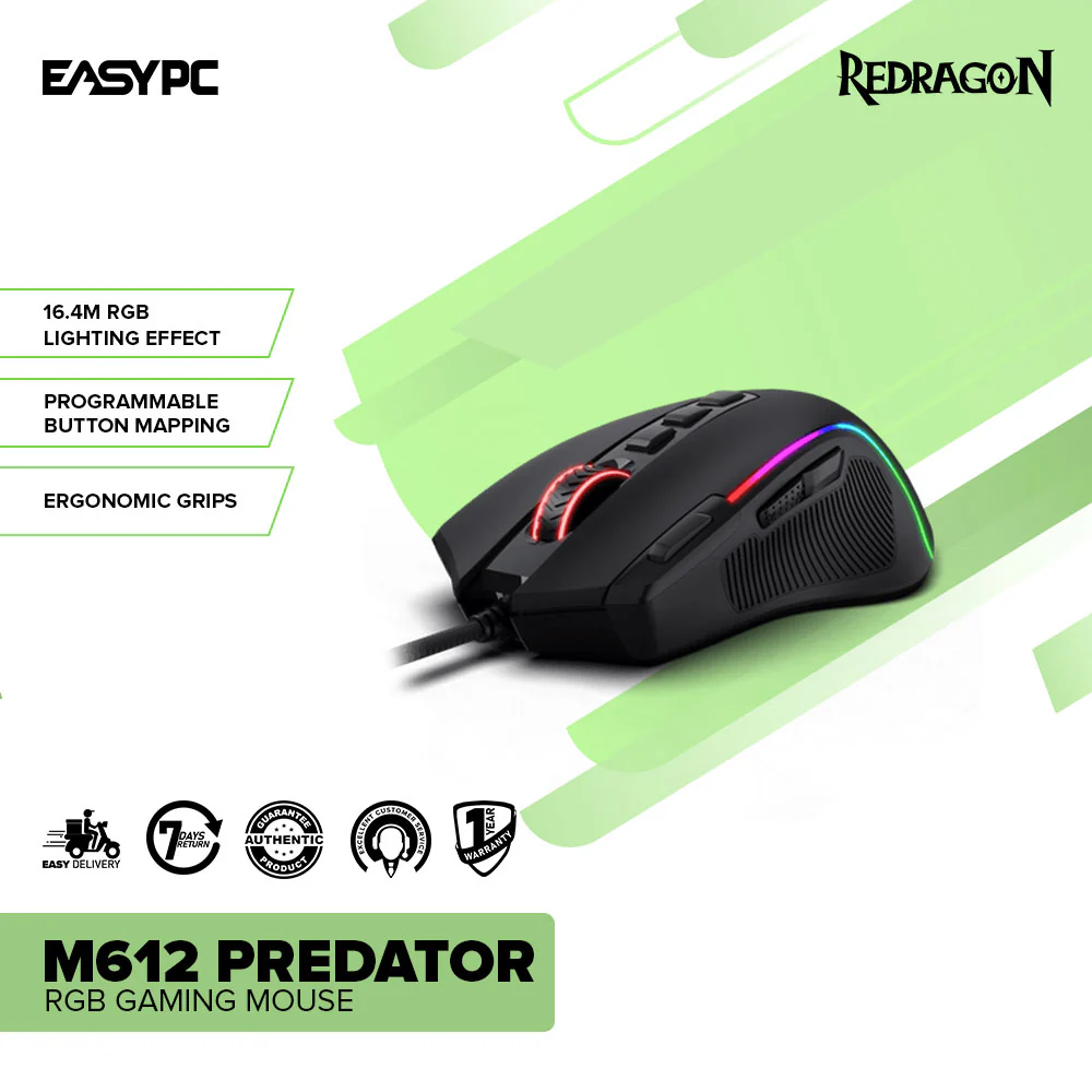 Redragon M612 PREDATOR RGB Gaming Mouse - Image 2