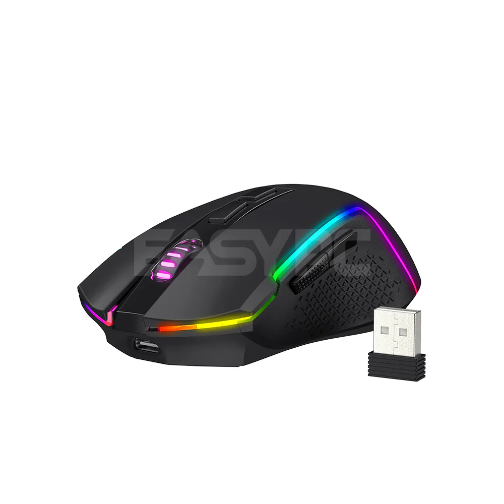Redragon M693 Wireless Bluetooth w/ Tri-mode Connection Gaming Mouse Black - Image 3