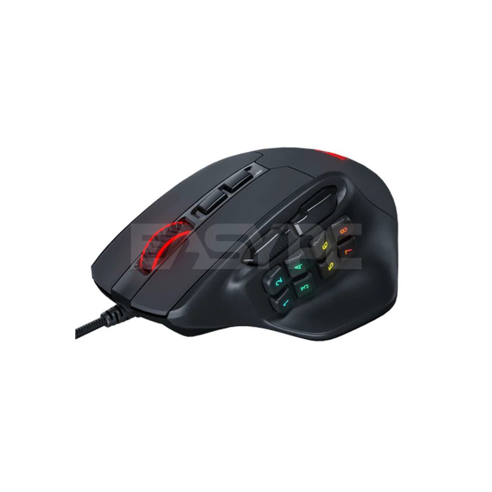 Redragon M811 Aatrox MMO Gaming Mouse Black - Image 4