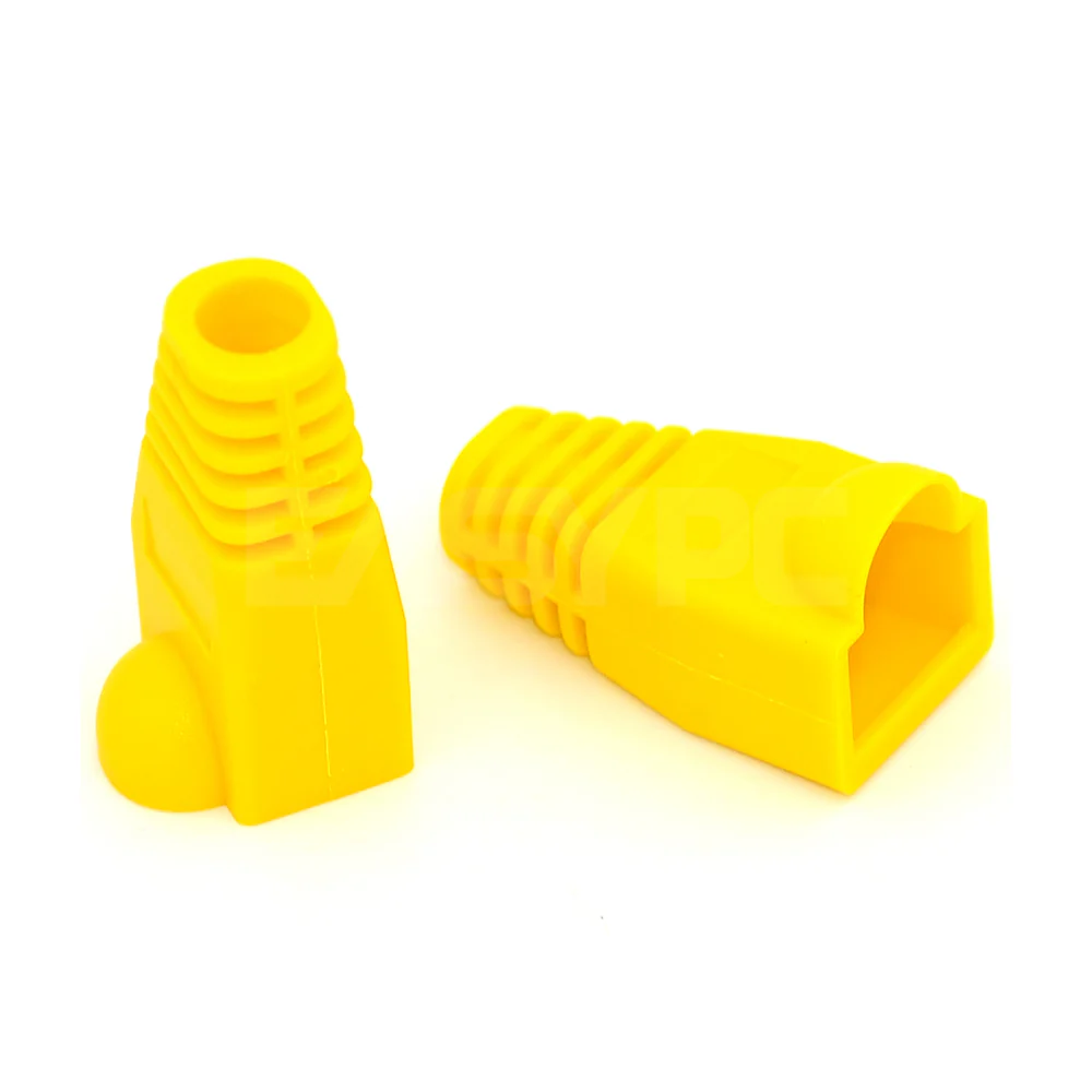 Rj45 Rubber Boots Yellow