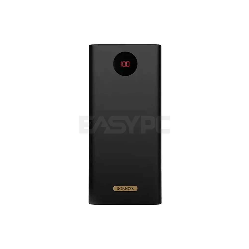 Romoss PEA40 and Pro 40000 mAh or PEA60 60000 mAh LED Display Powerbank Black - Image 6