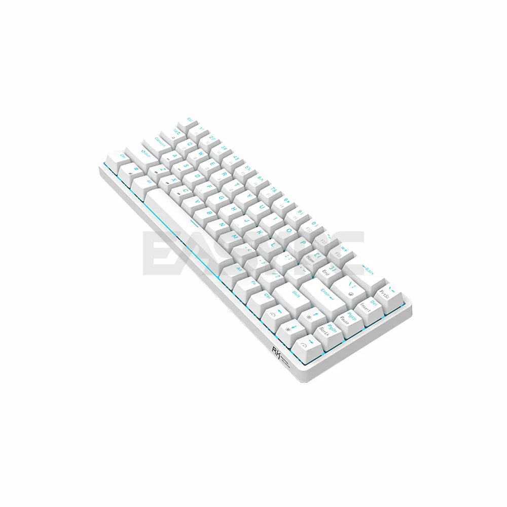 Royal Kludge G68 Full RGB Huano Brown and Blue Switch Black and White Wireless Keyboard - Image 14
