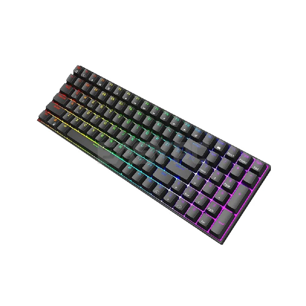 Royal Kludge RK100 Trimode Brown switch Mechanical Keyboard Black - Image 3