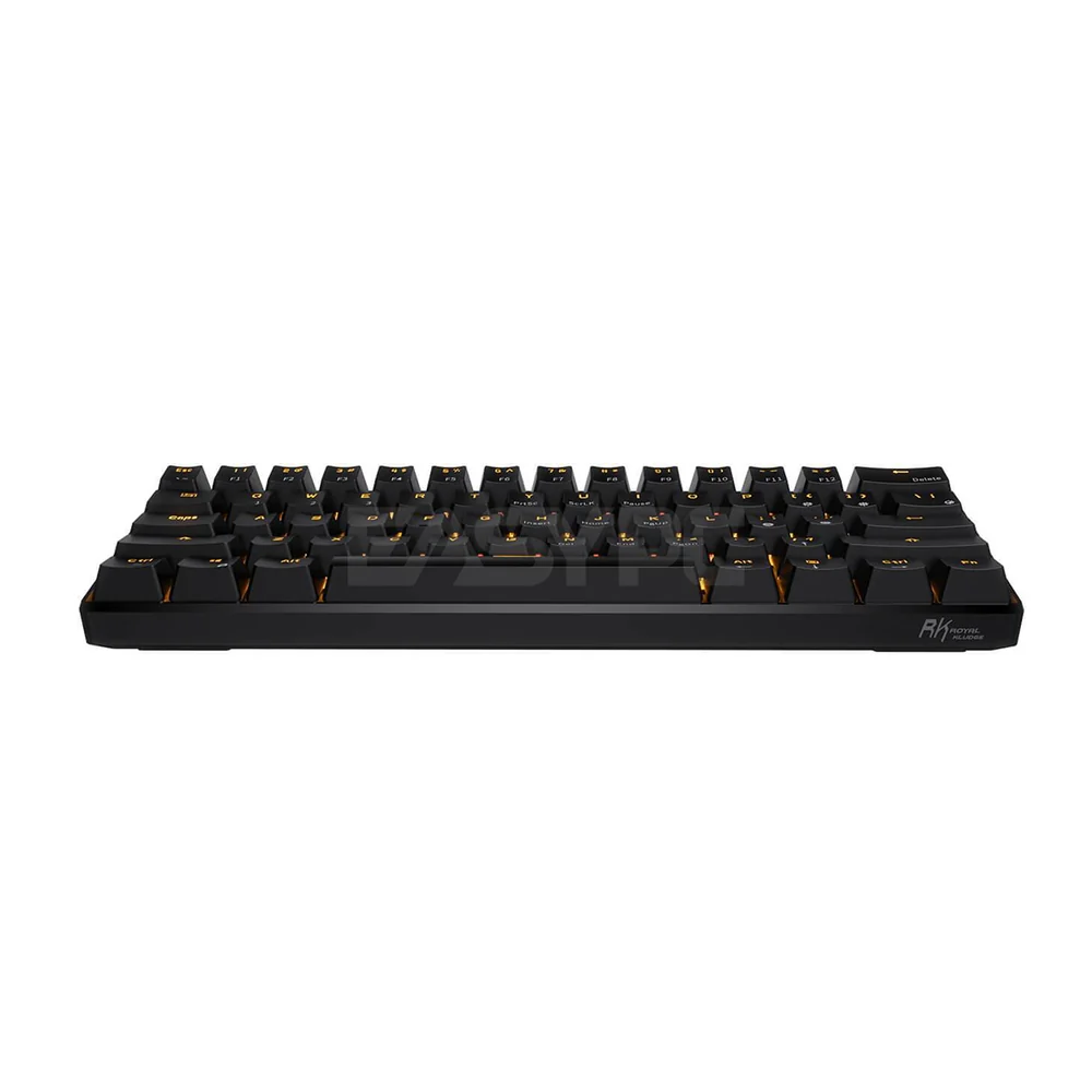 Royal Kludge RK61 ABS Double Shot Keycaps, White & Black Case, Blue & Brown Switch RGB Mechanical Gaming Keyboard  4JTP - Image 12