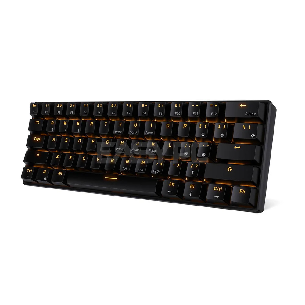 Royal Kludge RK61 ABS Double Shot Keycaps, White & Black Case, Blue & Brown Switch RGB Mechanical Gaming Keyboard  4JTP - Image 15