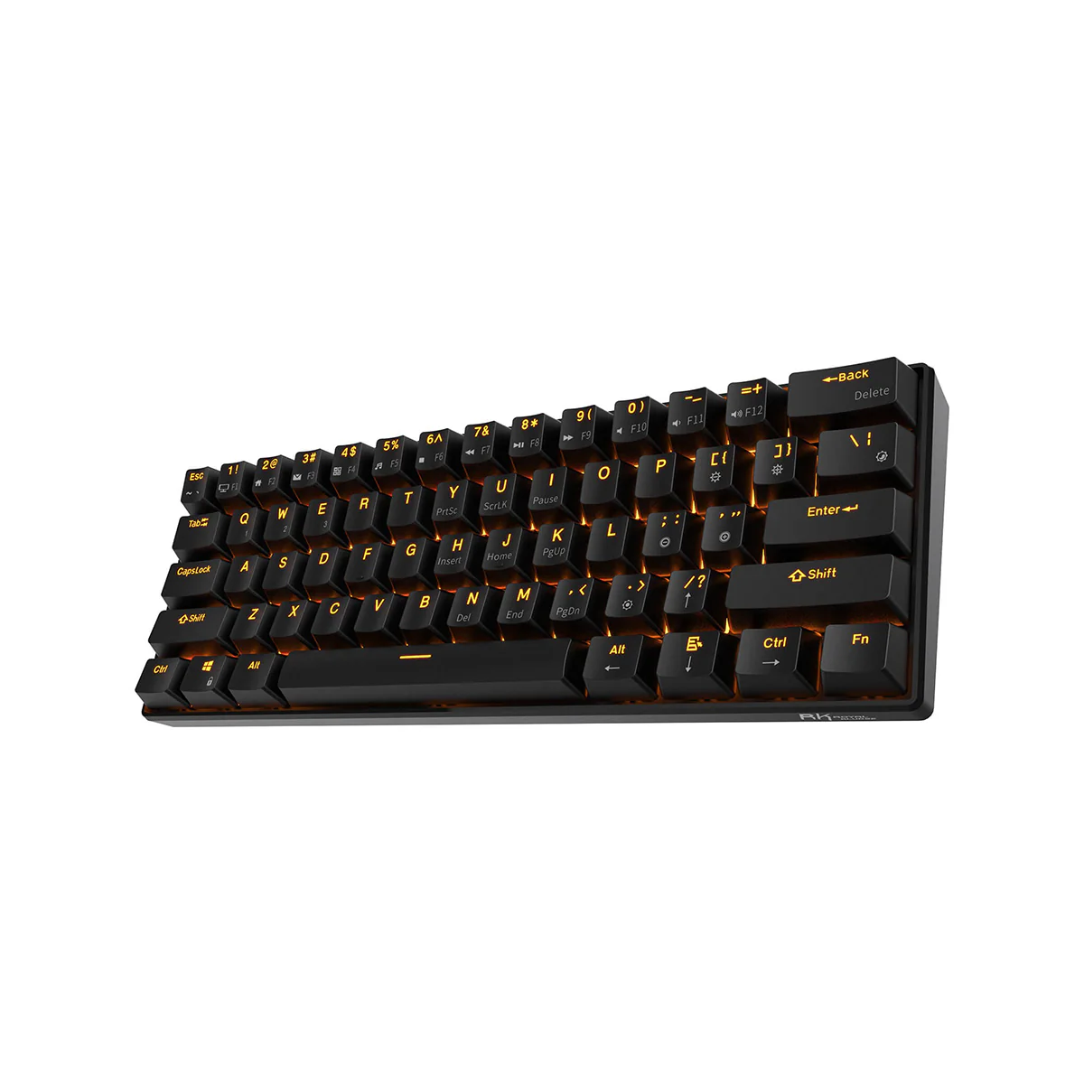 Royal Kludge RK61 Trimode Blue switch Mechanical Keyboard Black - Image 3