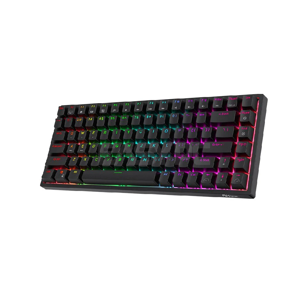 Royal Kludge RK84 Trimode Brown switch Mechanical Keyboard Black - Image 4