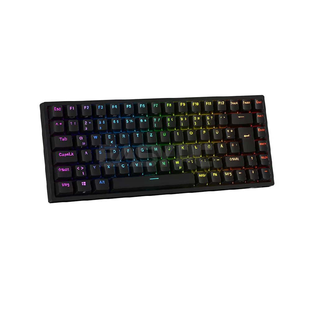 Royal Kludge RK84 Trimode Red switch Mechanical Keyboard Black - Image 3