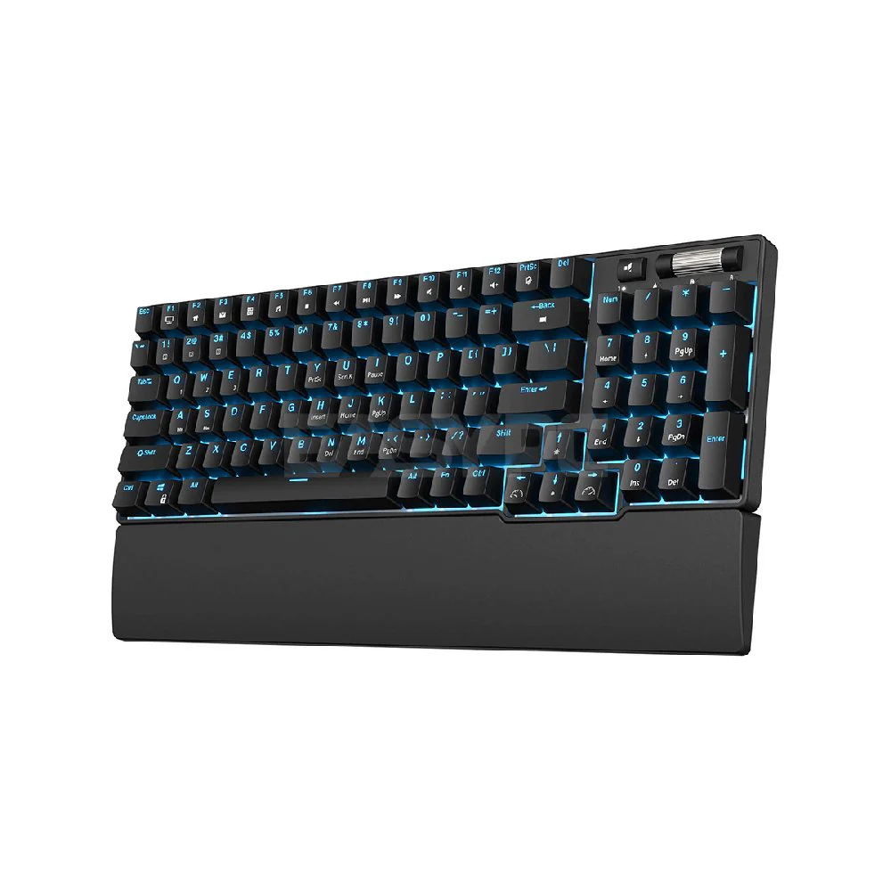 Royal Kludge RK96 Trimode Blue switch Mechanical Keyboard Black - Image 3