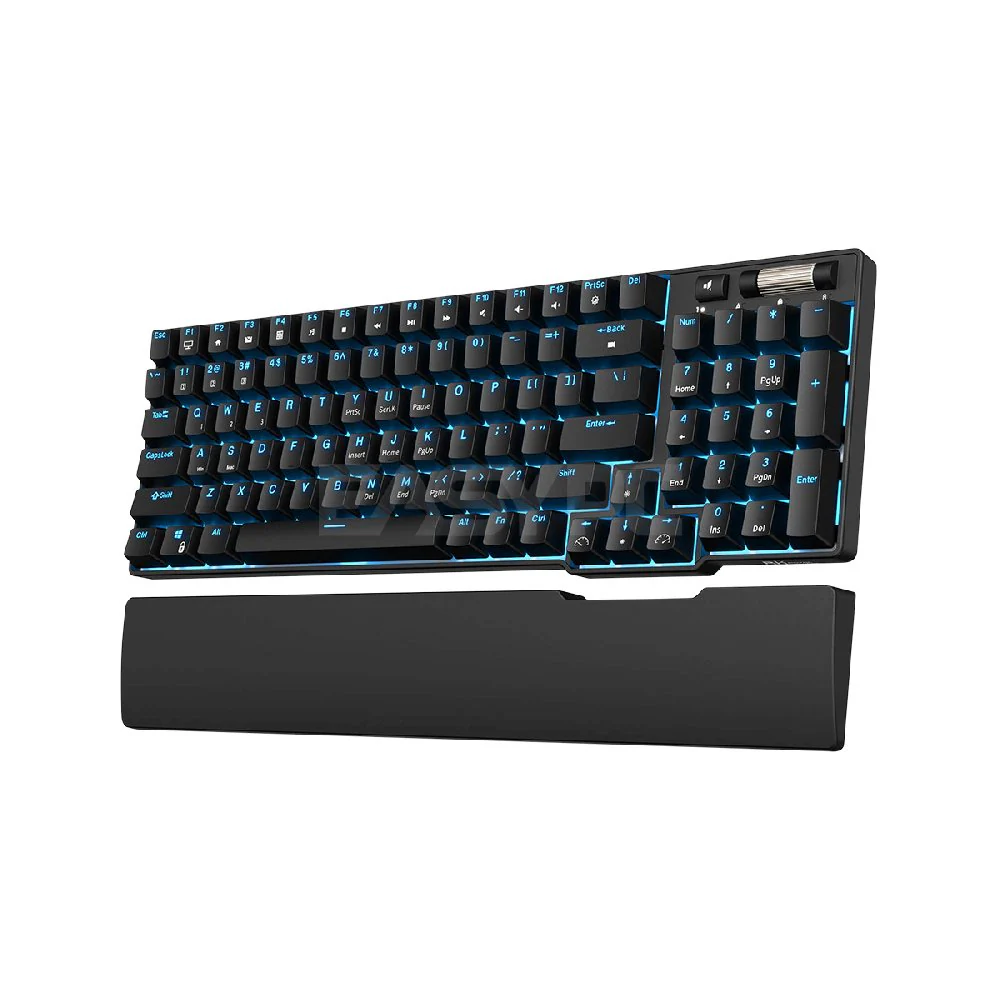 Royal Kludge RK96 Trimode Brown switch Mechanical Keyboard Black - Image 4