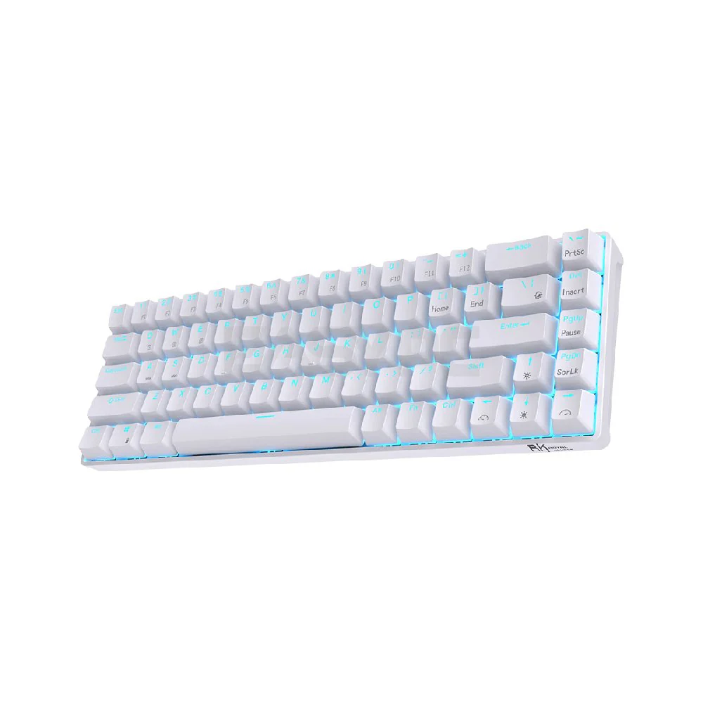 Royal Kludge RKG68 Trimode Brown switch Mechanical Keyboard White - Image 3
