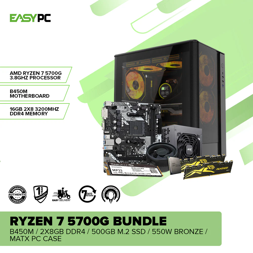 AMD Ryzen 7 5700G Gaming PC Bundle - 8 Core 16GB RAM 500GB NVMe SSD Philippines - Image 6